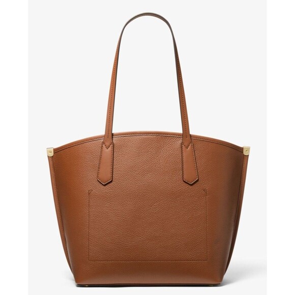 New Michael Kors Jane Large Pebble Leather Tote Luggage - Picture 4 of 4